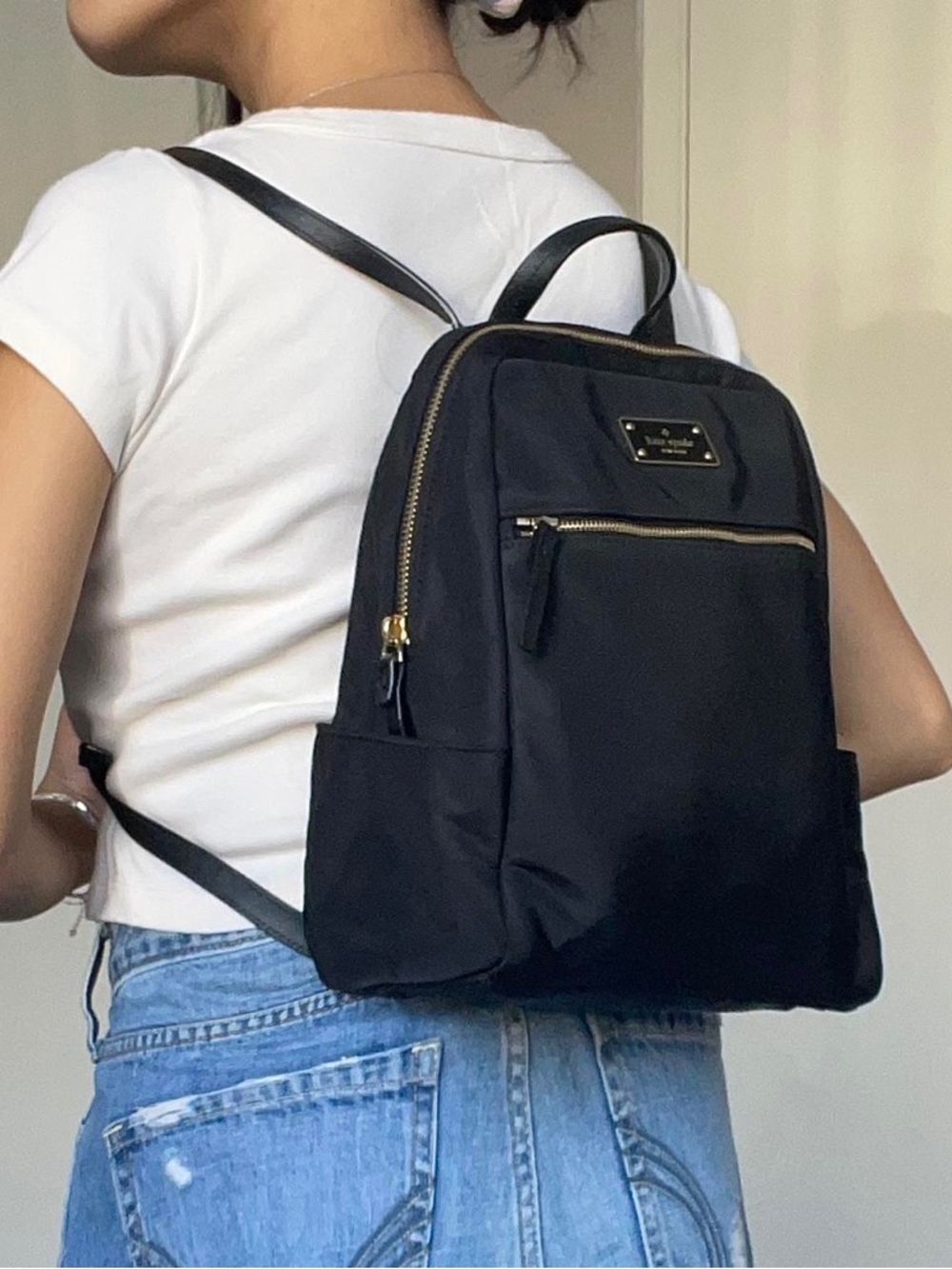 Kate Spade Blake Avenue Hilo Back Pack Bag- Black
